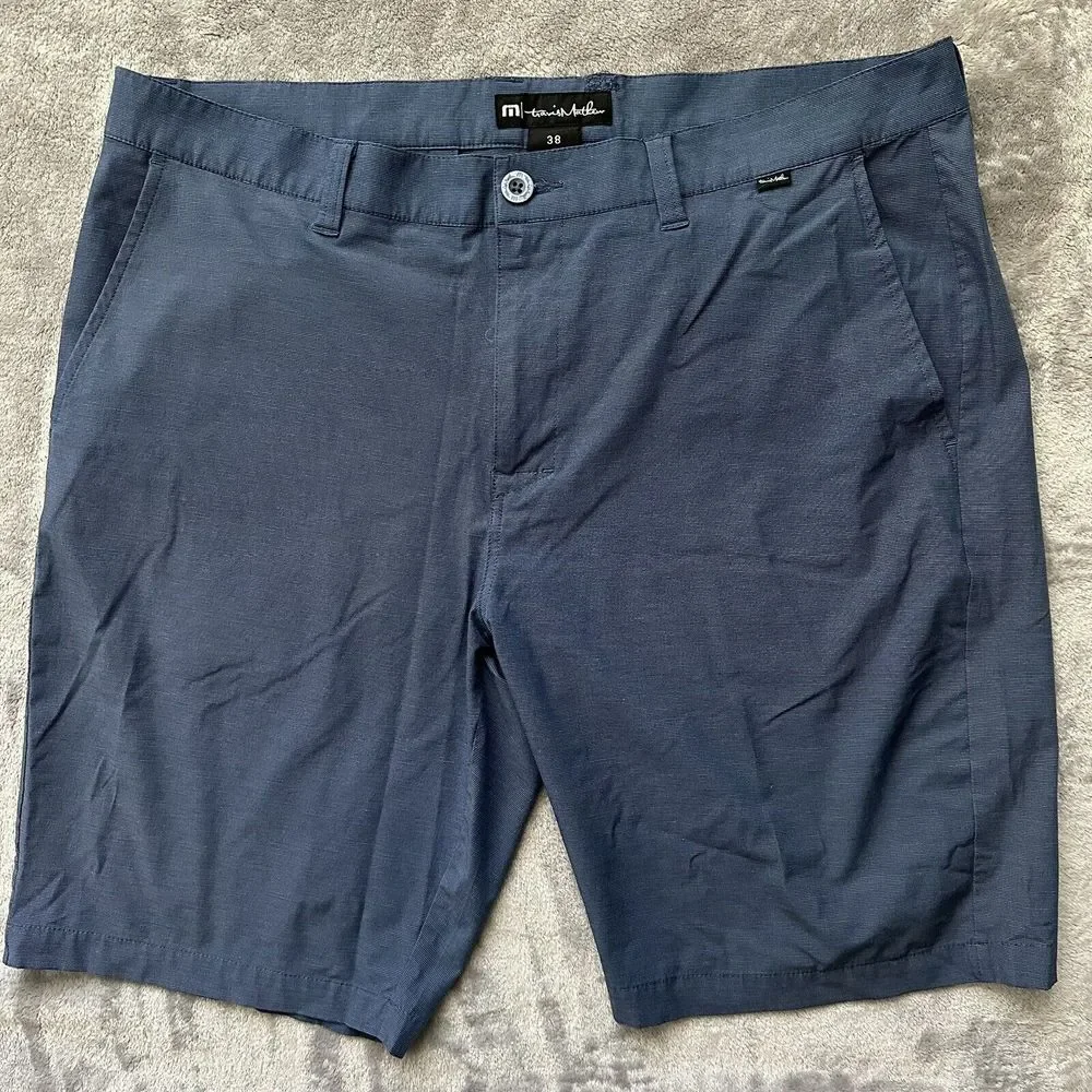 Travis Mathew Dark Blue Golf‎ Shorts Size 38